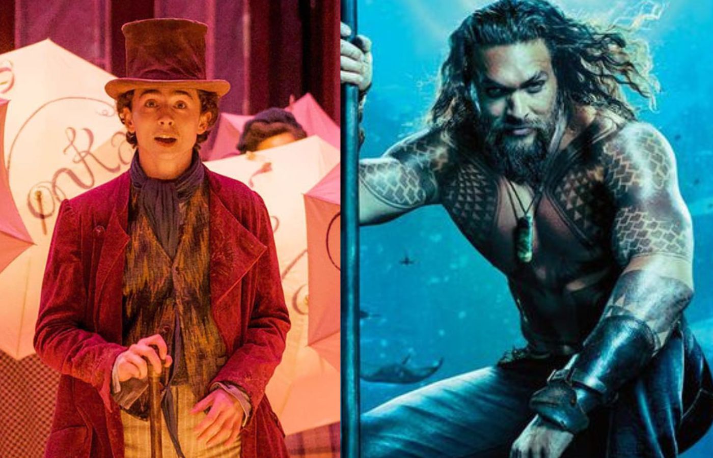 Wonka destrona Aquaman 2 na bilheteria doméstica um dia após o Natal