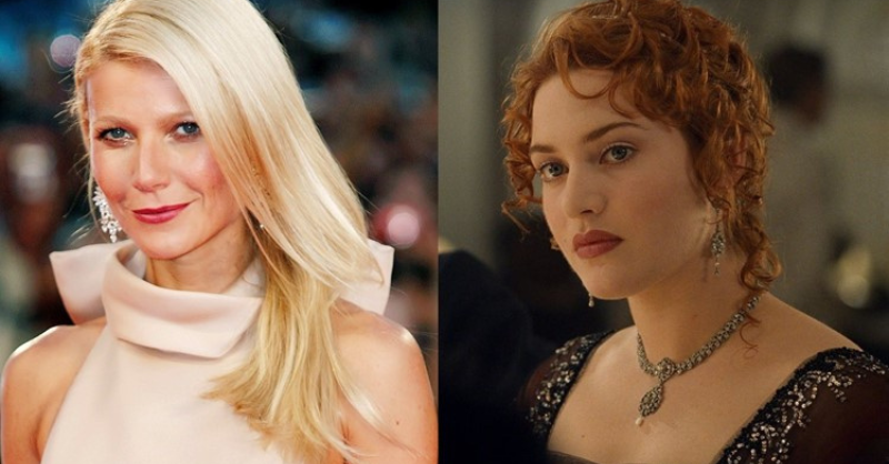 Gwyneth Paltrow está entre os atores que recusaram papéis em filmes. Ela era a primeira opção para viver Rose em "Titanic", papel que acabou sendo de Kate Winslet