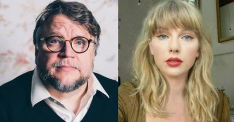 O cineasta Guillermo Del Toro e a cantora Taylor Swift são grandes rostos em Hollywood.