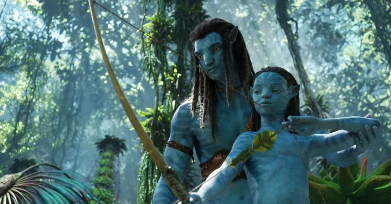 Cena do filme "Avatar: O Caminho da Água", longa dirigida por James Cameron se passa dez anos após os eventos do filme original.