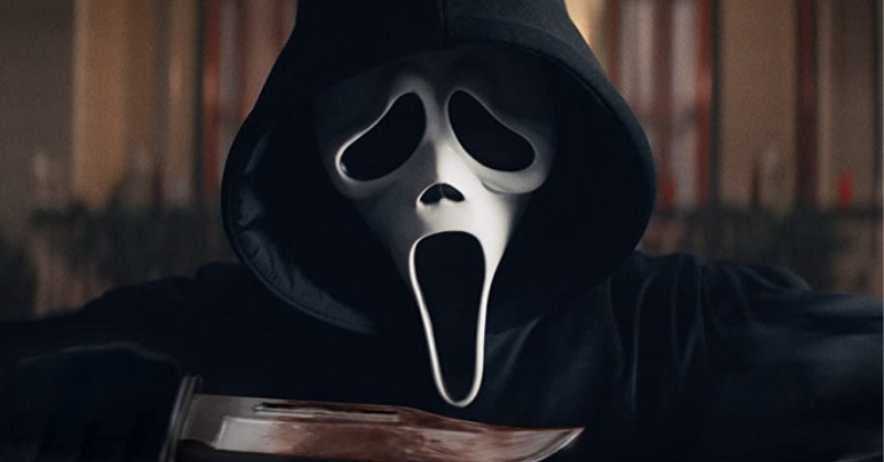 Ghostface, personagem da franquia "Pânico". Foto: Reprodução/Internet.