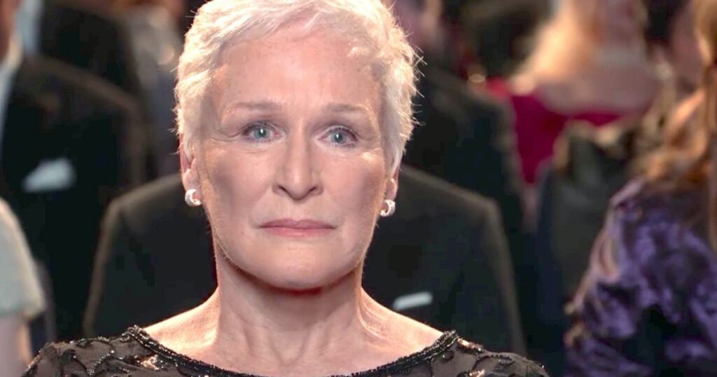 Glenn Close foi um dos atores que mais receberam indicações mas nunca ganhou um Oscar. Na foto, a atriz está no filme "A Esposa" (2018). Foto: Reprodução/Internet.