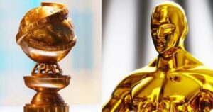 Os eventos Globo de Ouro e Oscar abre e fecham a temporada de premiações do mundo do cinema. Foto: Internet. Montagem: Hipérion Blog