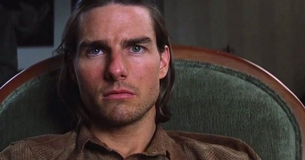 Tom Cruise está na lista dos atores que receberam indicações mais nunca ganharam Oscar. Na foto, o astro atua no filme "Magnólia". Foto: Reprodução/Internet.