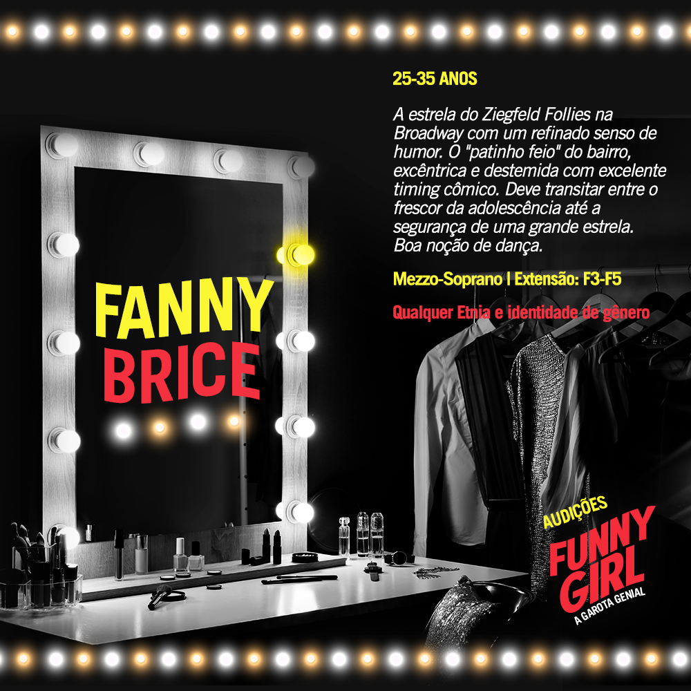 Montagem brasileira de "Funny Girl" abre inscrição para audições. Foto: Reprodução/Instagram.