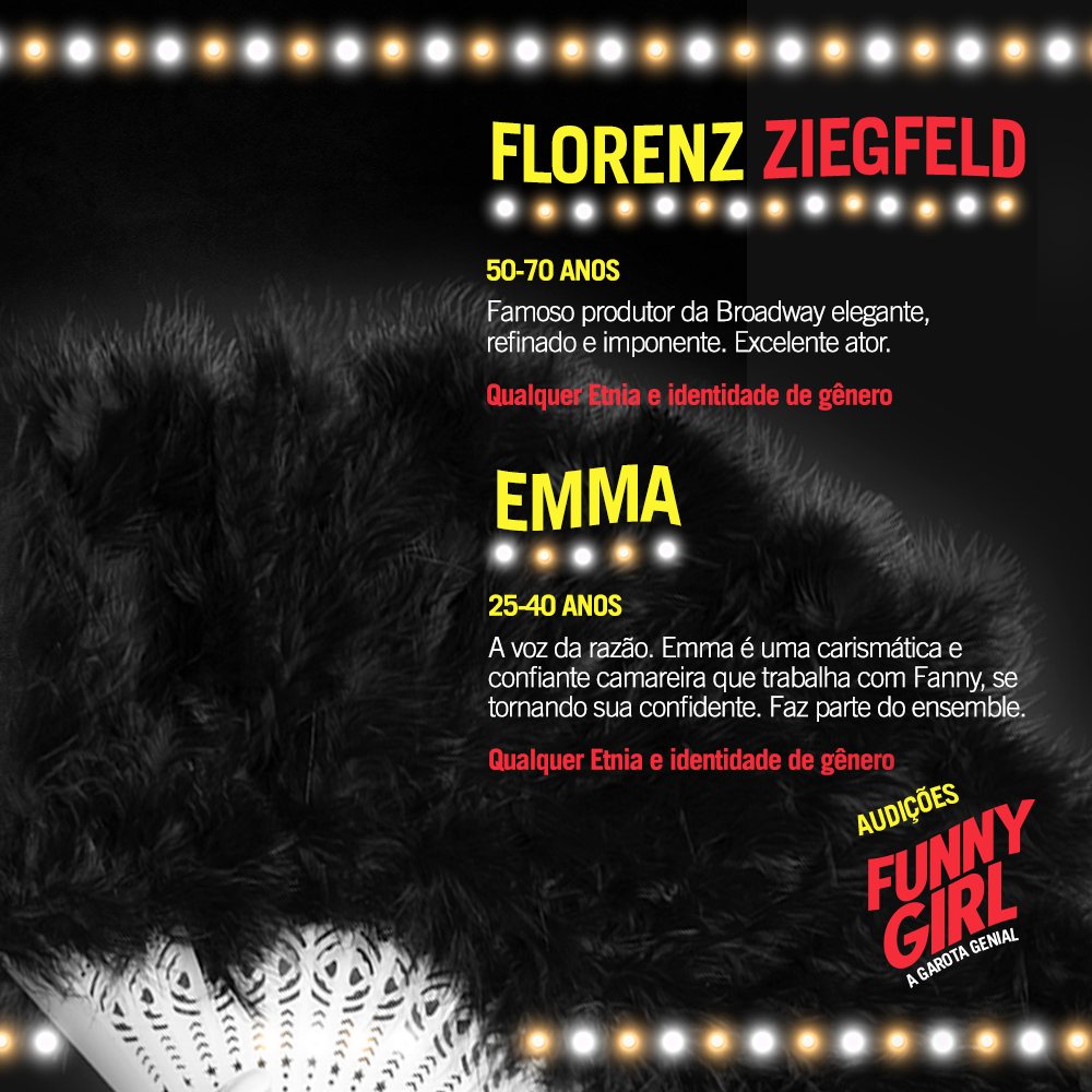 Montagem brasileira de "Funny Girl" abre inscrição para audições. Foto: Reprodução/Instagram.