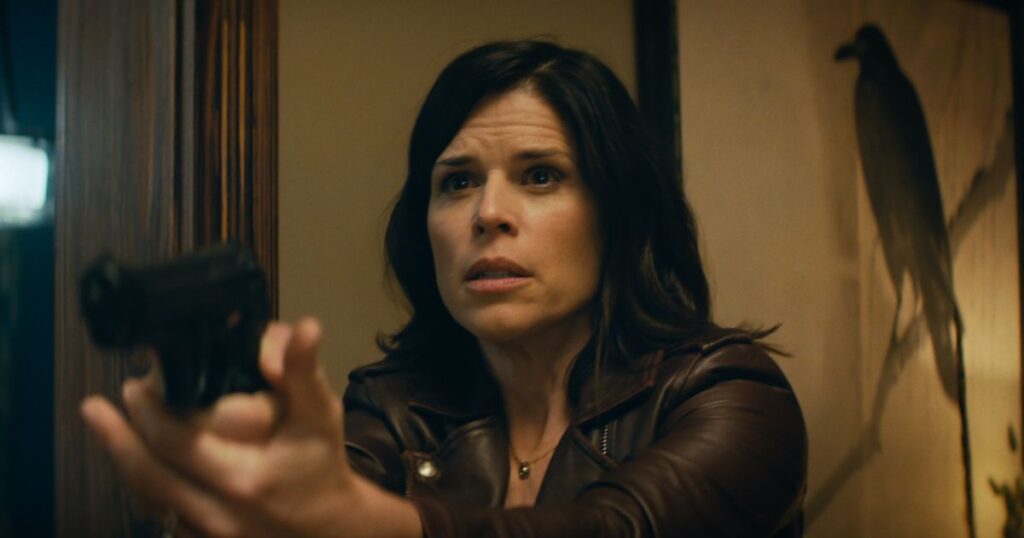 Neve Campbell atuou como protagonista dos filmes Pânico. Atriz não retorna no sexto filme.