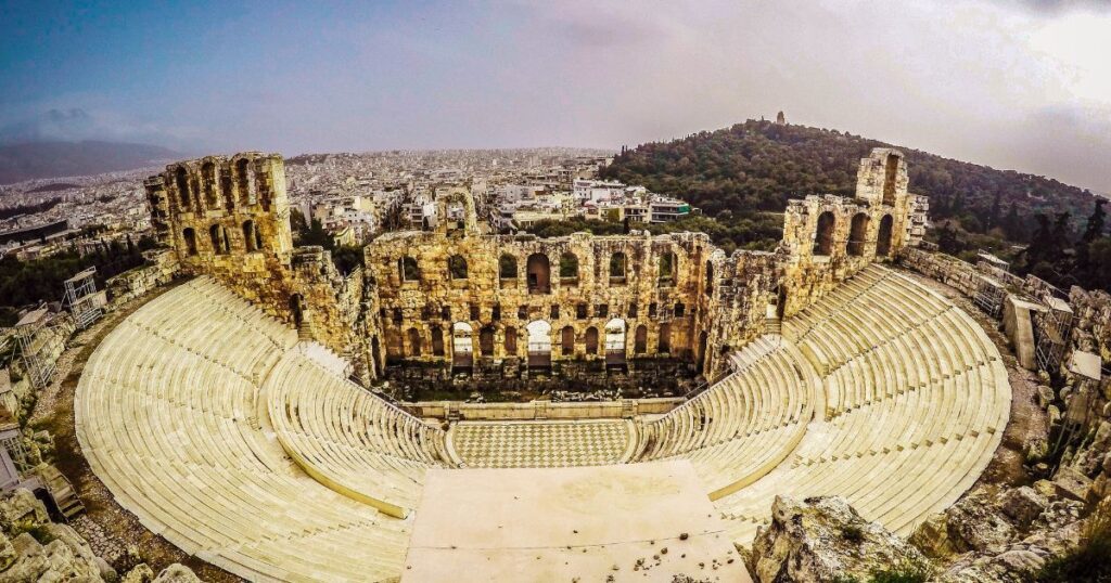 Teatro de Dioniso na Grécia