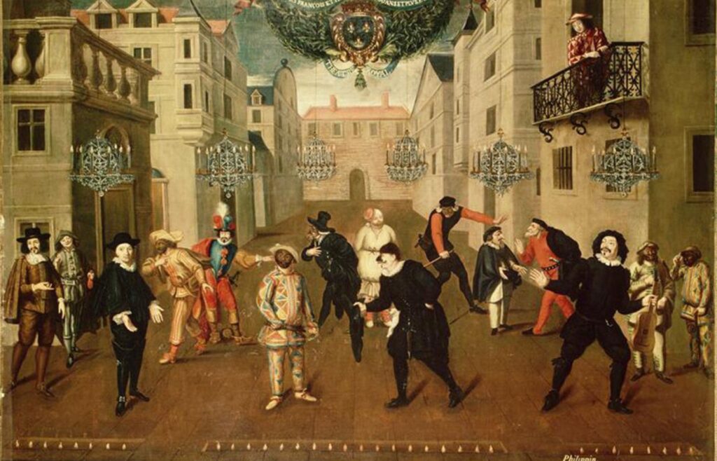 Molière e sua trupe em França. Foto: Reprodução/Internet.