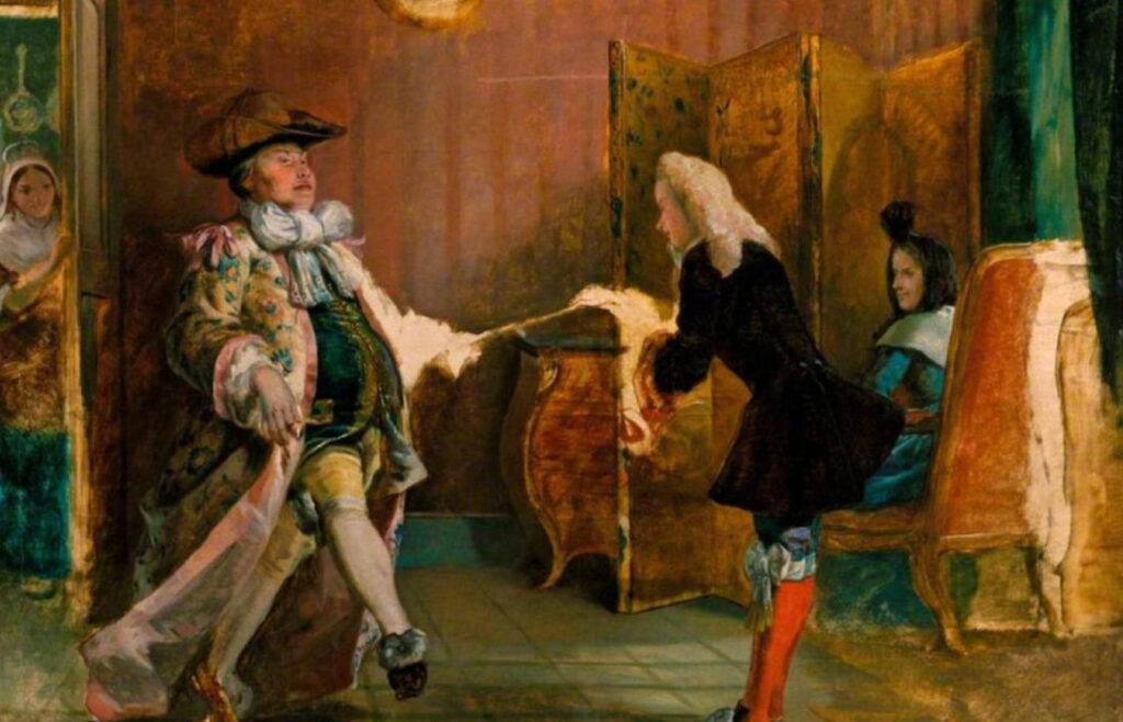 Dança de "O Burguês Fidalgo", de Molière. Por William Powell. Foto: Reprodução/Internet,