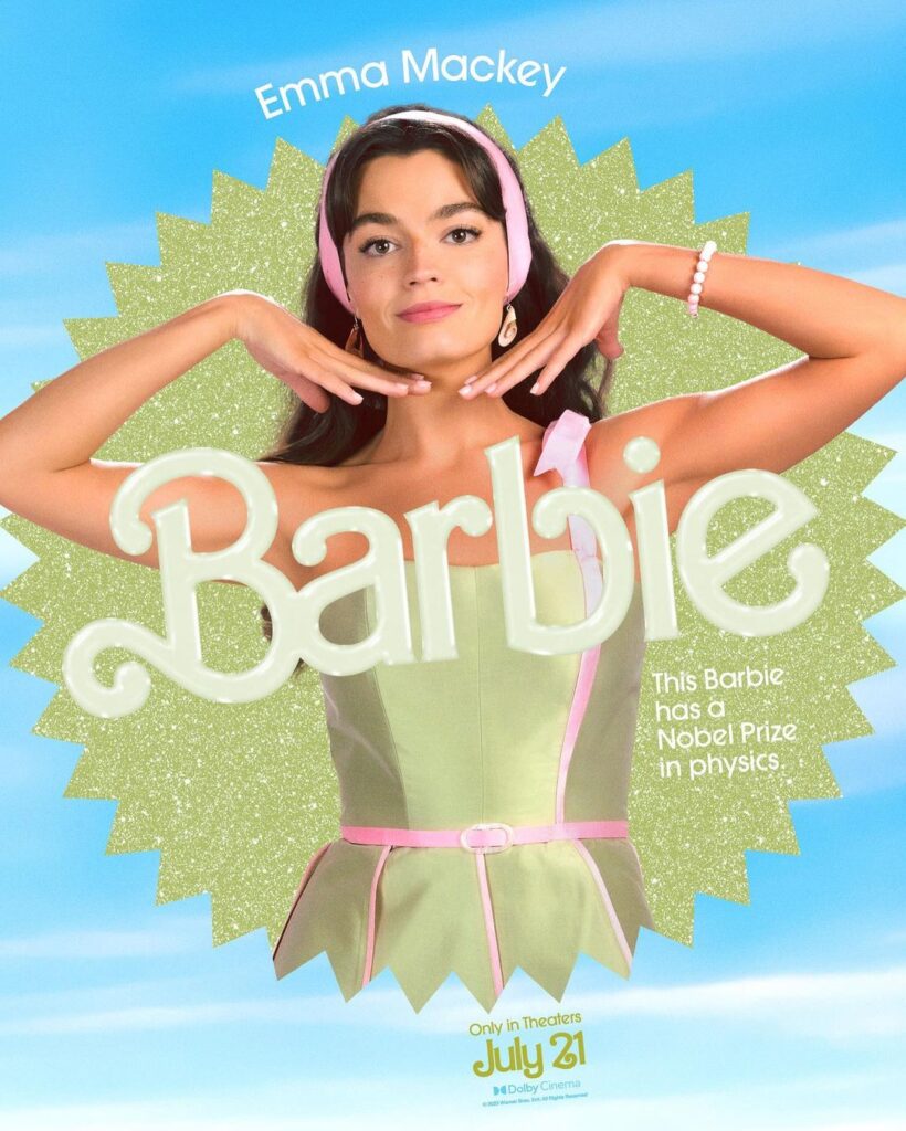 Pôster solo do filme Barbie. Foto: Divulgação.