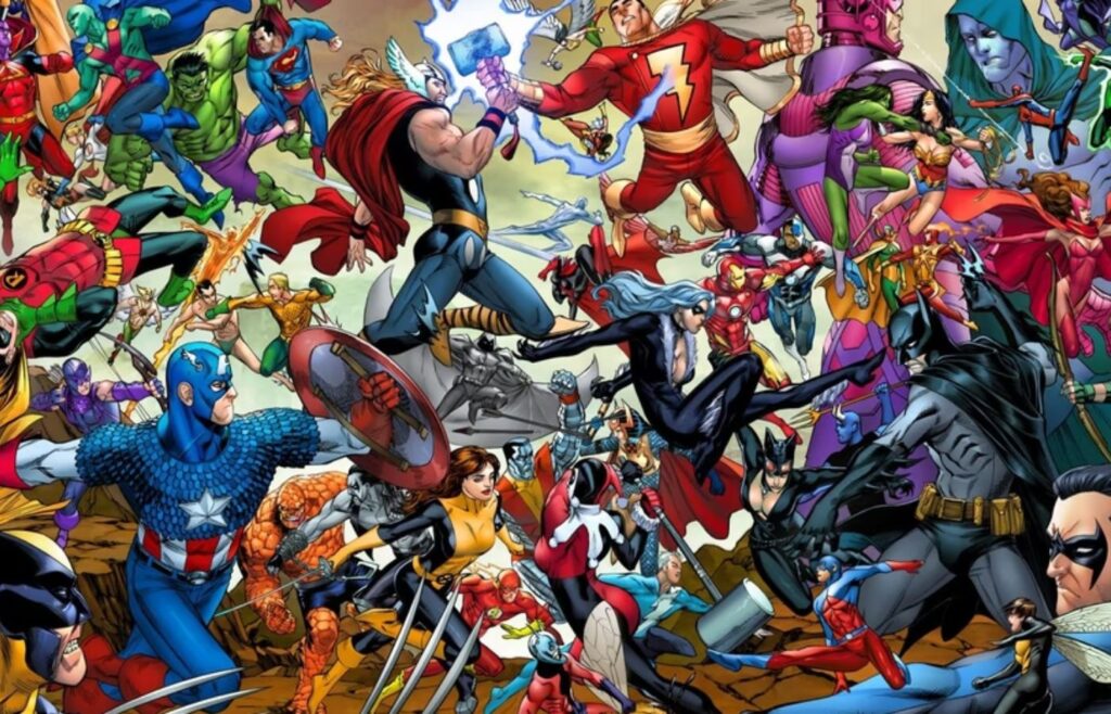 DC vs Marvel em 1996. Foto: Reprodução/Internet.