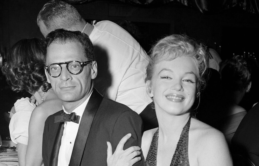 Marilyn Monroe e Arthur Miller. Foto: Reprodução/Internet,