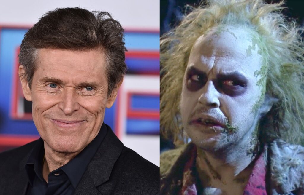 Willem Dafoe é confirmado em Beetlejuice 2. Foto: Reprodução/Internet. Montagem: Blog Hipérion.