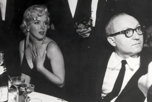 Marilyn Monroe e Lee Strasberg. Foto: Reprodução/Internet.