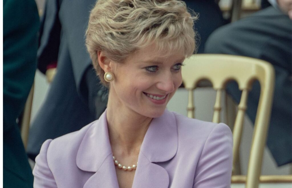 Elizabeth Debicki como Diana em The Crown. Foto: Reprodução/Netflix.
