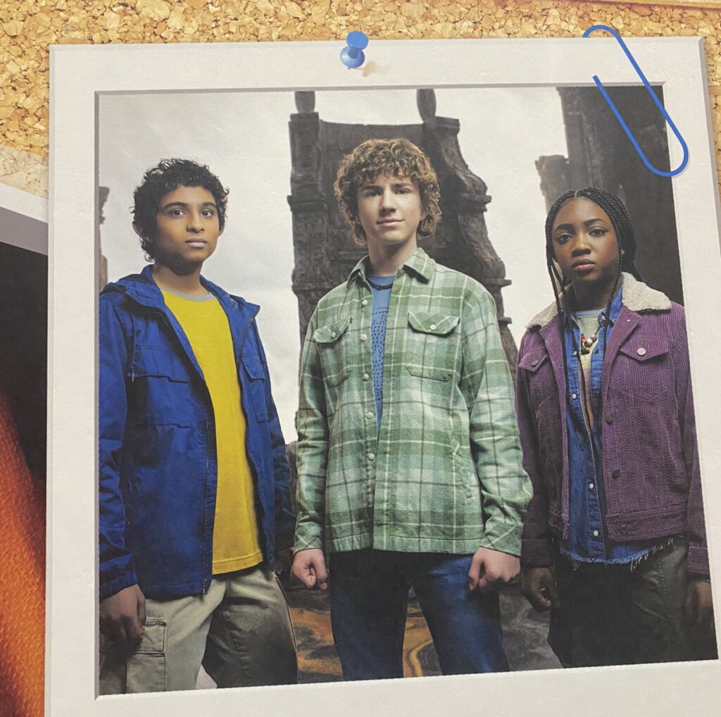 Elenco principal de "Percy Jackson e os Olimpianos", futura série da Disney Plus. Foto: Twitter/@jorjor_14