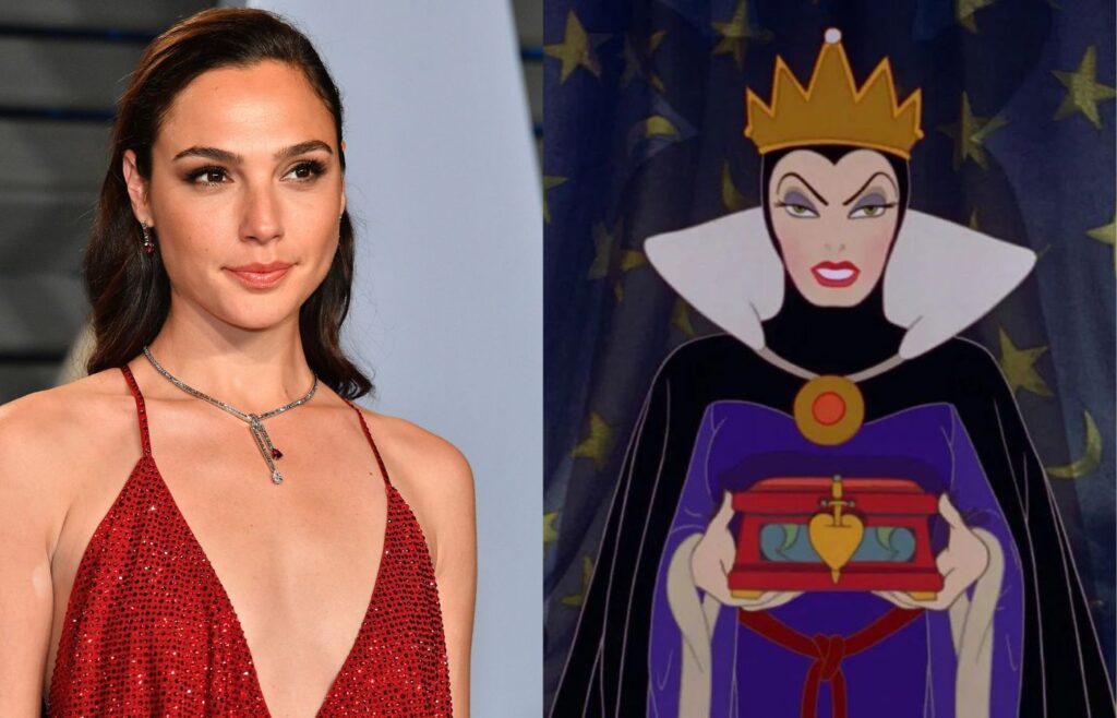 Gal Gadot conta como foi interpretar Rainha Má em Branca de Neve. Foto: Reprodução. Montagem: Blog Hipérion.