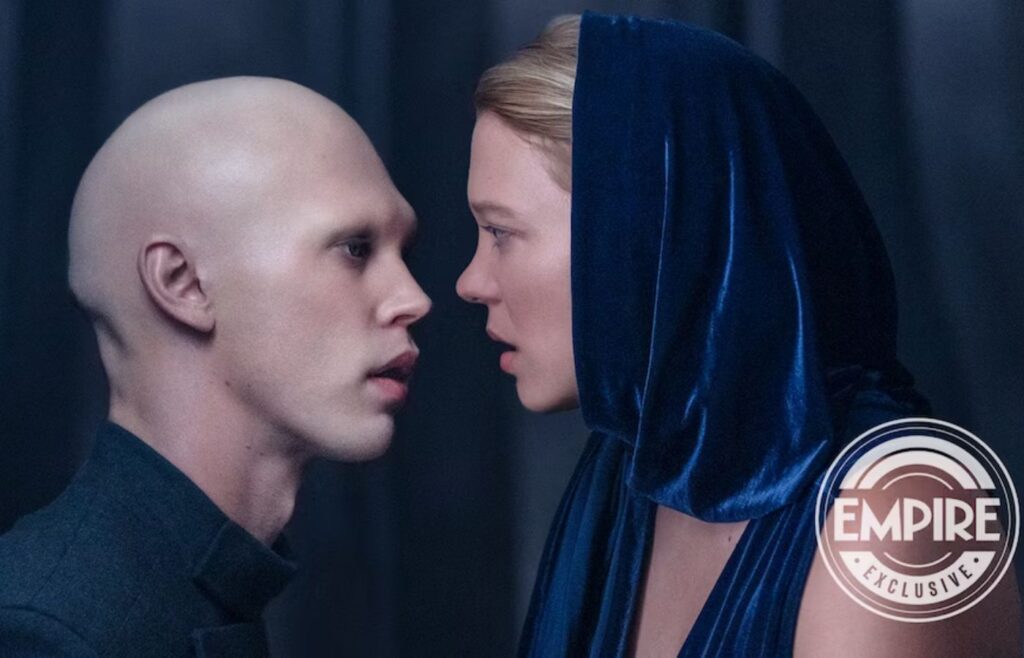 Austin Butler e Léa Seydoux para "Duna: Parte Dois". Foto: Empire.