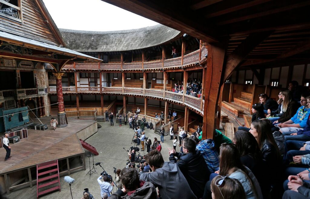 Globe Theatre, a casa de William Shakespeare. Foto: Lefteris Pitarakis/AP.