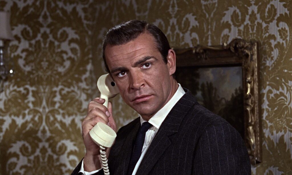 Sean Connery como James Bond em "Moscou contra 007". Foto: Reprodução/Internet.