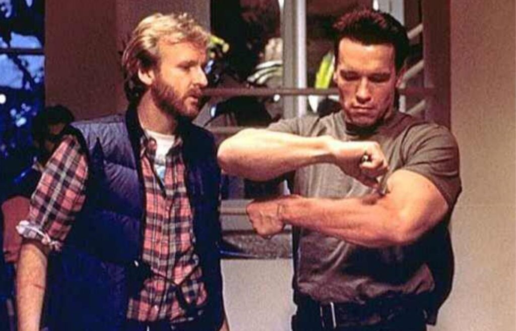 James Cameron e Arnold Schwarzenegger tiveram treta nos bastidores. 