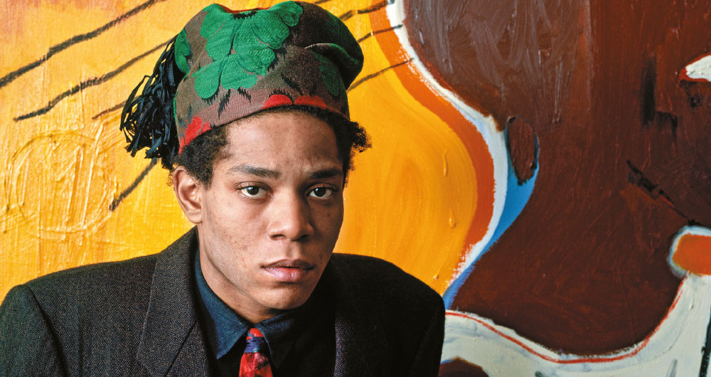 Jean Michel Basquiat, um dos pintores mais influentes do mundo. Foto: Getty.