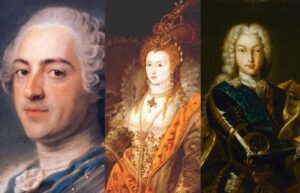 Luís XVI, Elizabeth I e Pedro da Rússia, os reis que influenciaram no teatro. Foto: Google. Montagem: Blog Hipérion.