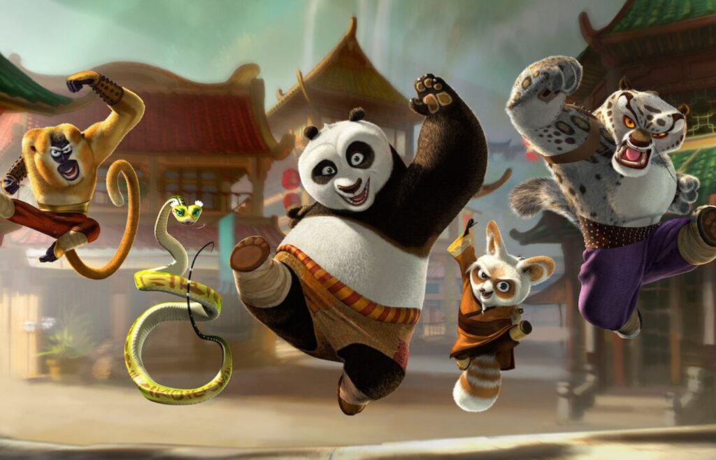 Kung Fu Panda 4 estreia no topo da bilheteria brasileira. Foto: Reprodução/Netflix.
