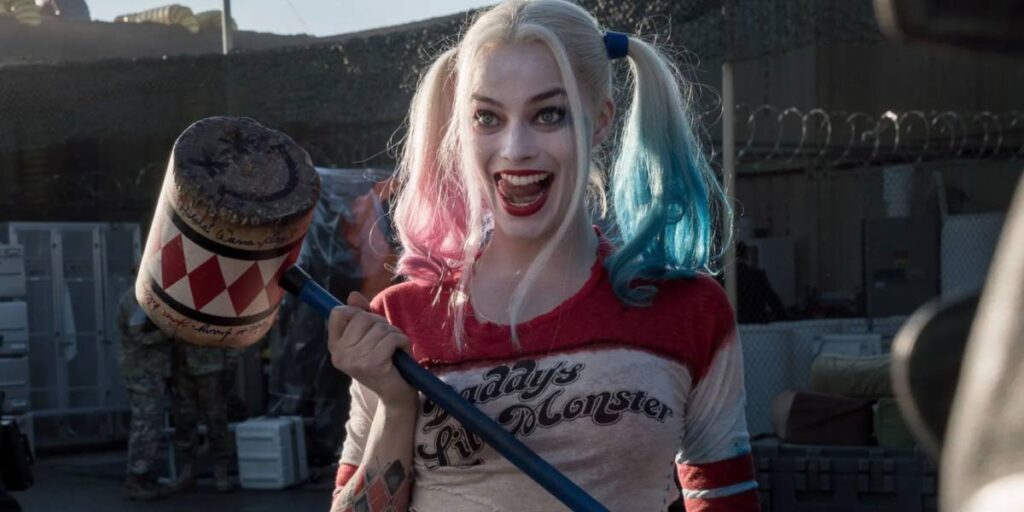 Margot Robbie como Harley Quinn em "Esquadrão Suicida" (2016). Foto: Warner Bros. 