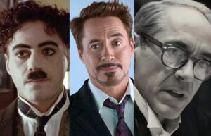 Robert Downey Jr. e seus filmes. Fotos: Reprodução: Adoro Cinema/Marvel/Divulgação. Montagem: Blog Hipérion.