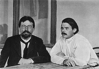 Stanislavski e Gorky. Foto: Numin. 
