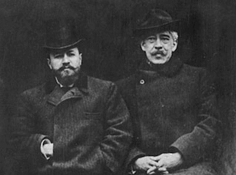 Nemirovich-Danchenko e Stanislavski. Foto: Pinterest.