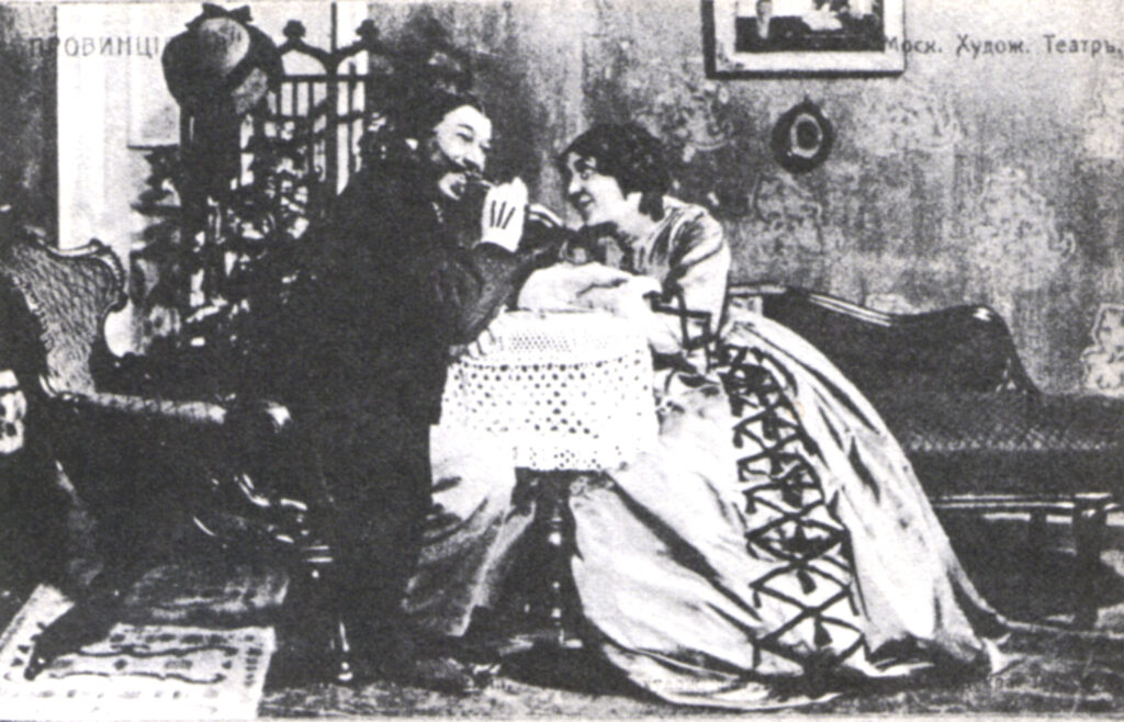Stanislavski e Maria Lilina. Foto: Wikimedia Commons.