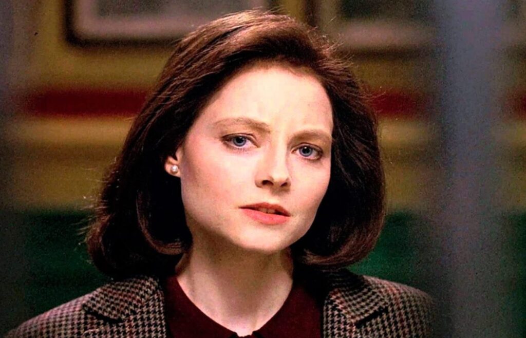 Jodie Foster em "O Silêncio dos Inocentes". Foto: Reprodução/Orion Pictures.