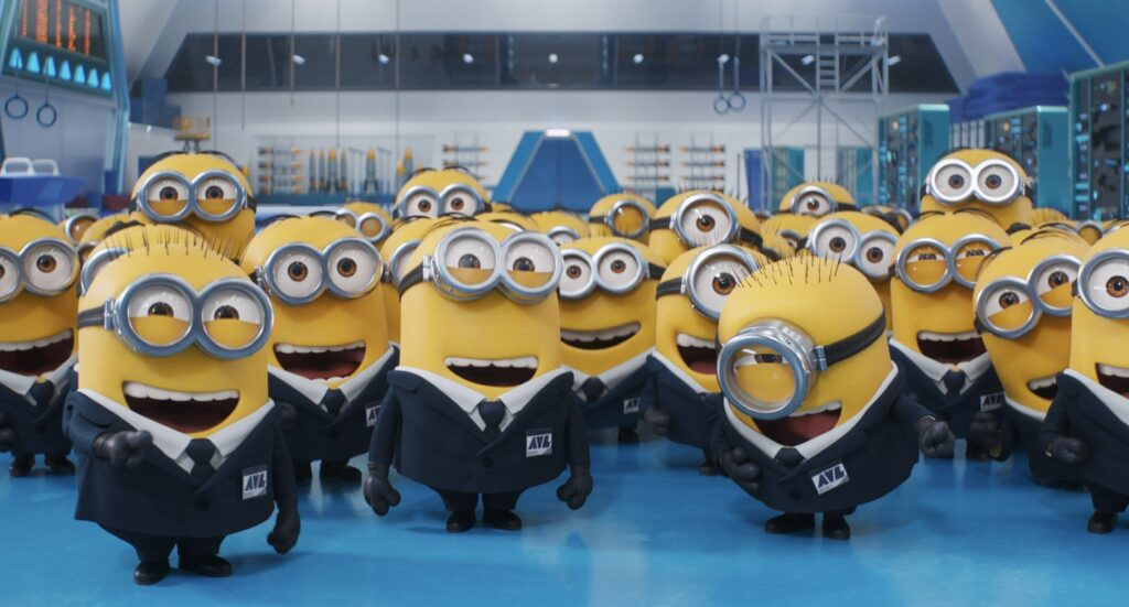 Minions, personagens de Meu Malvado Favorito. Foto: Reprodução/Illumination Entertainment.