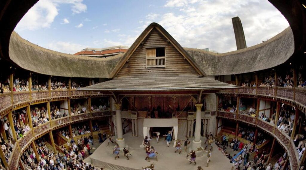 Shakespeare Globe: o Teatro de palha. Foto: South London Club.