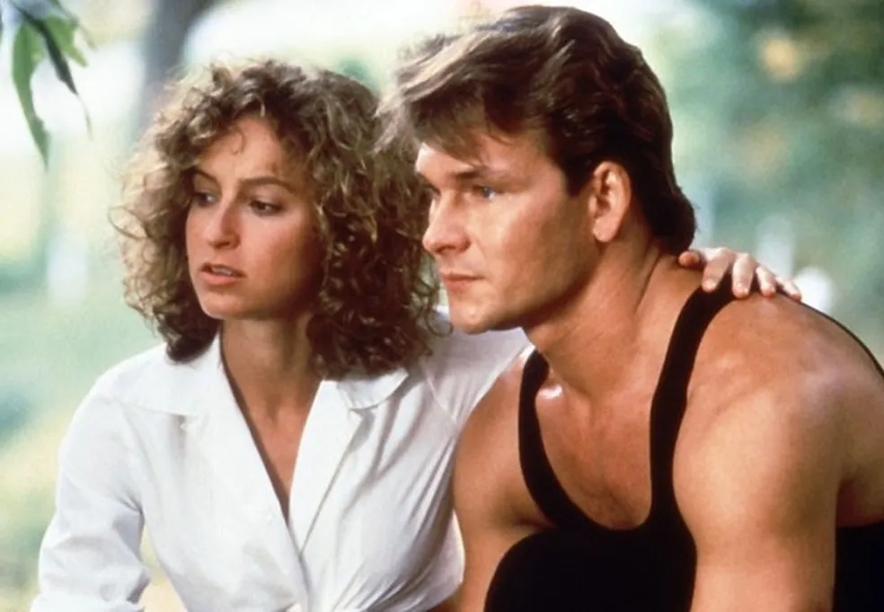 Patrick Swayze e Jennifer Grey em Dirty Dancing. Foto: Reprodução/Vestron Pictures.