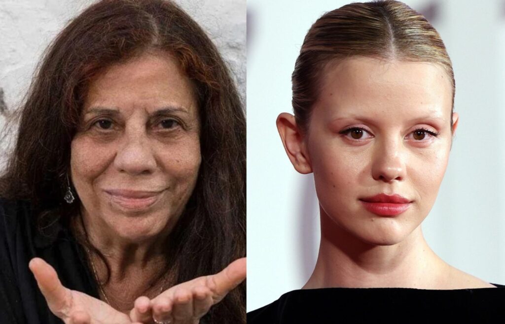 Quem é Maria Gladys, atriz brasileira e avó da britânica Mia Goth? Fotos: Reprodução. Montagem: Blog Hipérion.