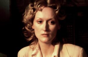 Meryl Streep em "A Escolha de Sofia". Foto: Reprodução.