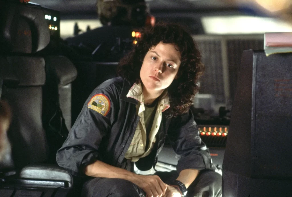 Sigourney Weaver em "Alien" (1979). Foto: Divulgação.