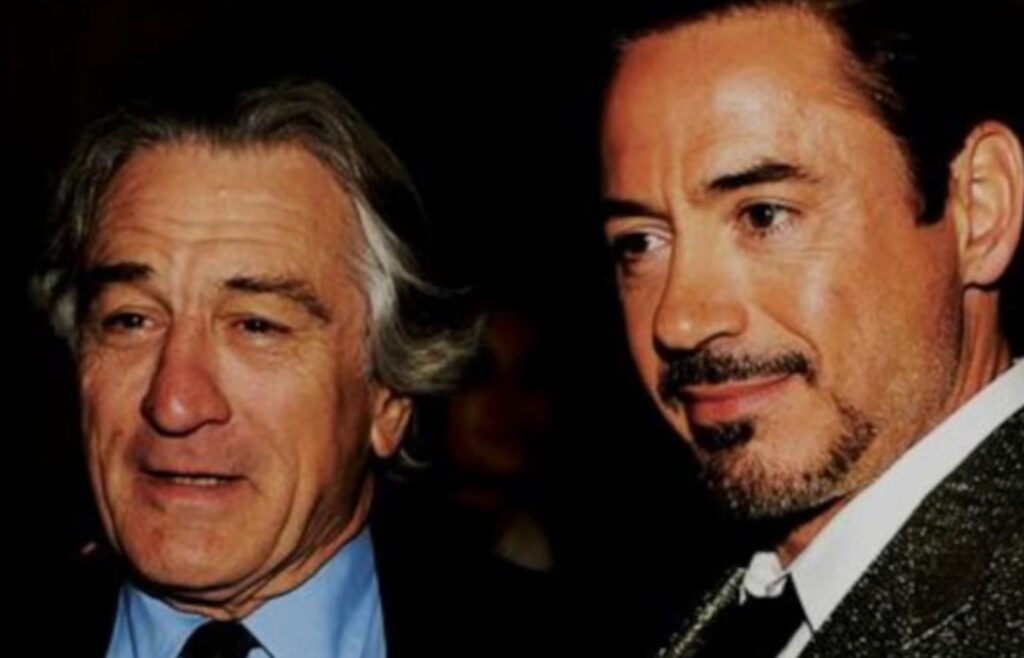 Robert Downey Jr. e Robert De Niro. Foto: Pinterest.