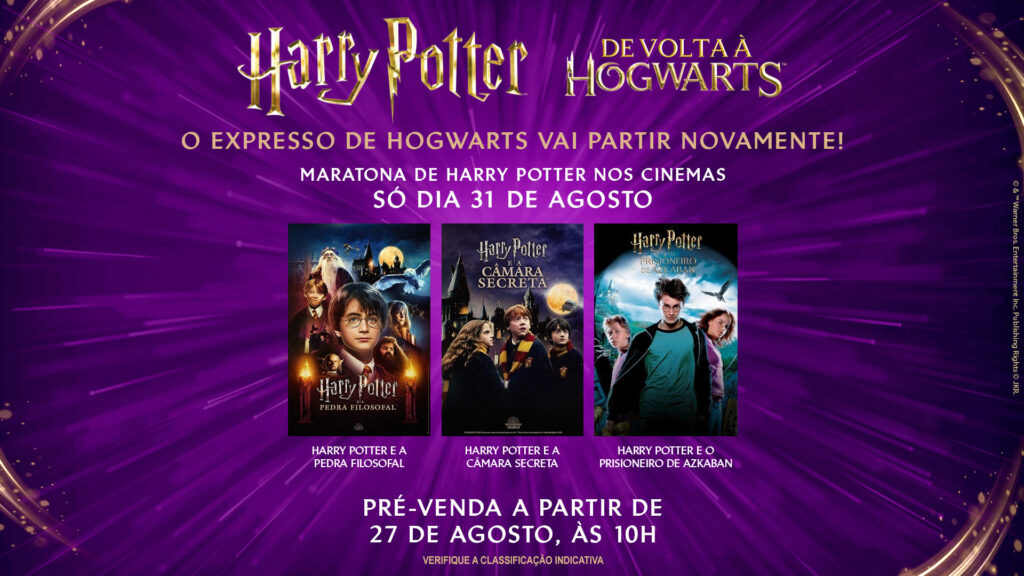 Maratona Harry Potter. Foto: Divulgação.