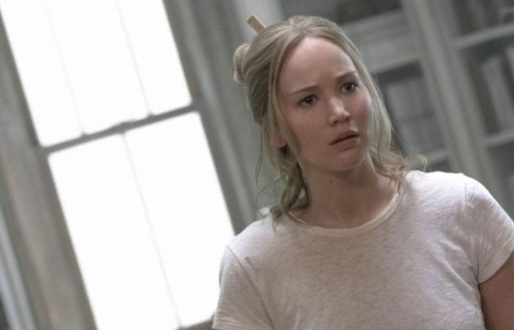 Jennifer Lawrence em "Mãe!" (2017). Foto: Divulgação.