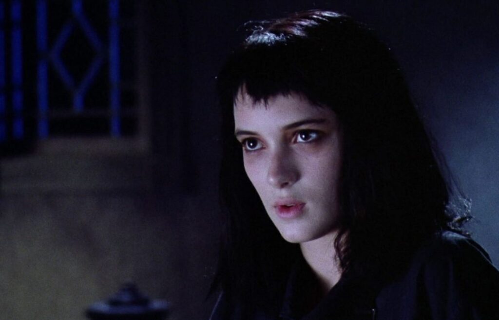 Winona Ryder como Lydia Deetz em Beetlejuice. Foto: Reprodução.