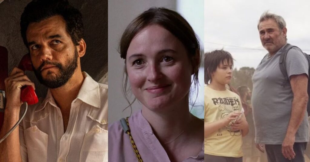 Possíveis concorrentes de O Agente Secreto no Oscar 2026. Fotos: Divulgação. Montagem: Blog Hipérion.