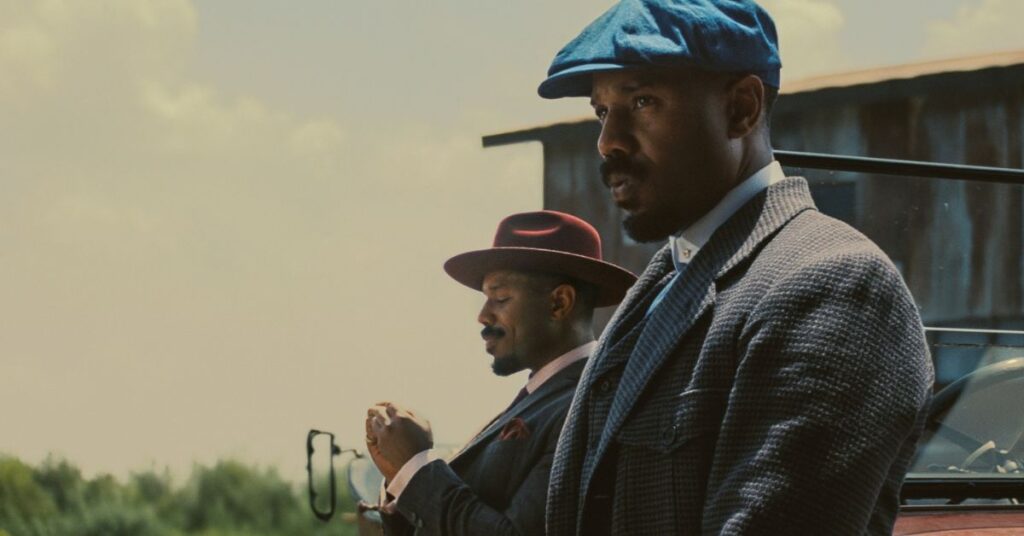 Michael B. Jordan em Pecadores. Foto: Divulgação.