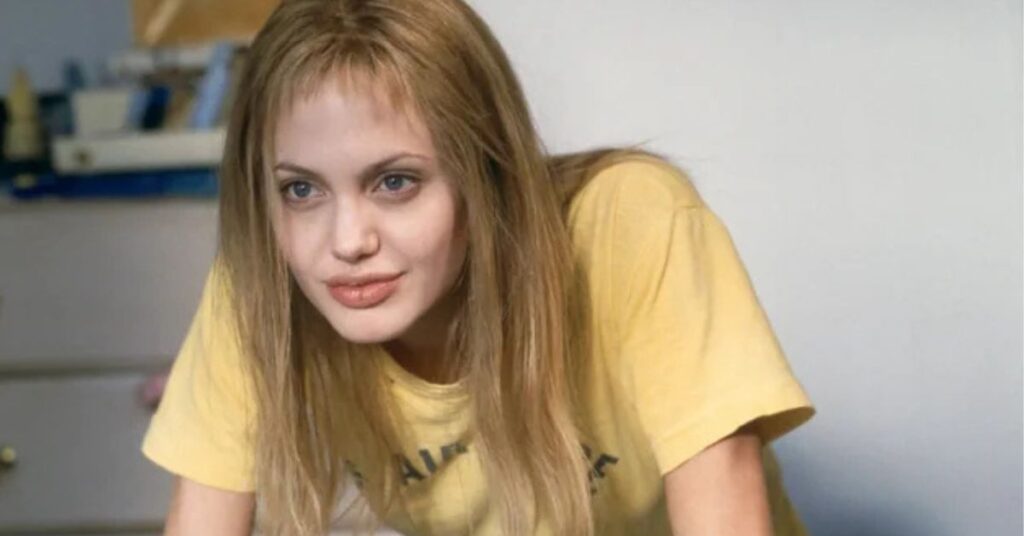 Angelina Jolie em "Garota, Interrompida" (1991). Foto: Reprodução.