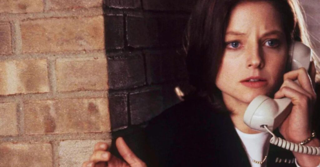 Jodie Foster em "O Silêncio dos Inocentes" (1991). Foto: Reprodução.