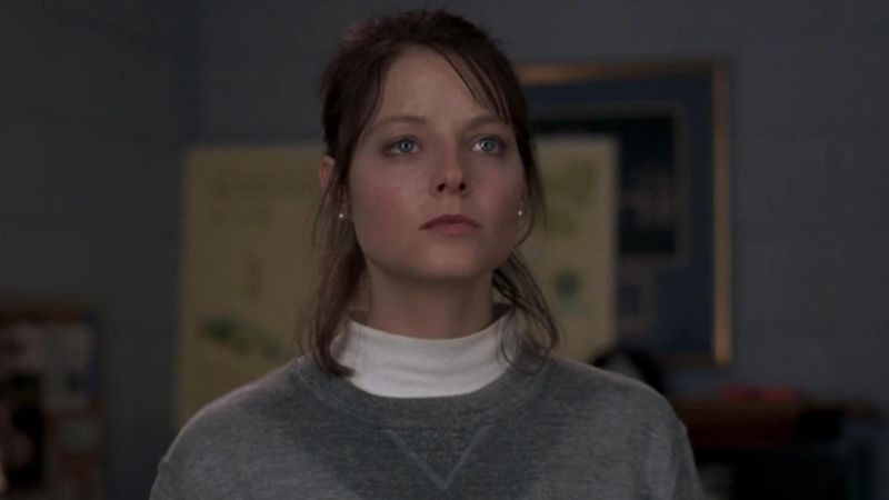 Jodie Foster em "O Silêncio dos Inocentes" (1991). Foto: Reprodução.